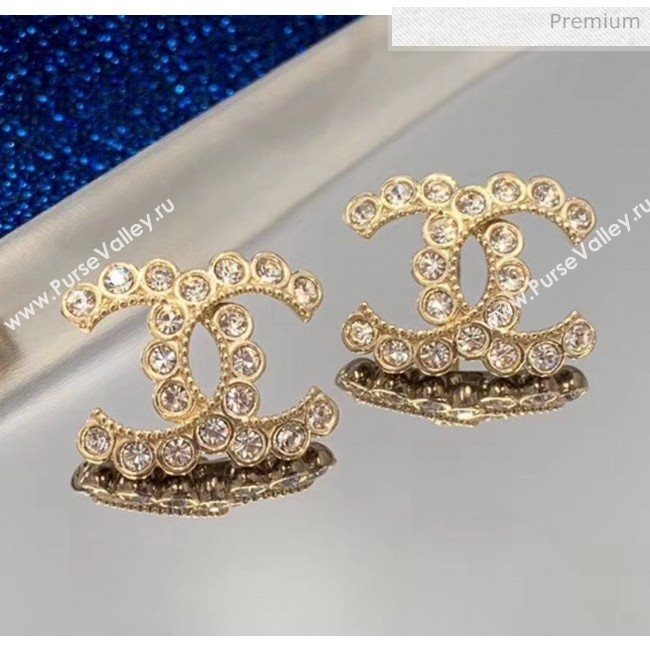Chanel Crystal CC Earrings 43 2020 (YF-20040671)