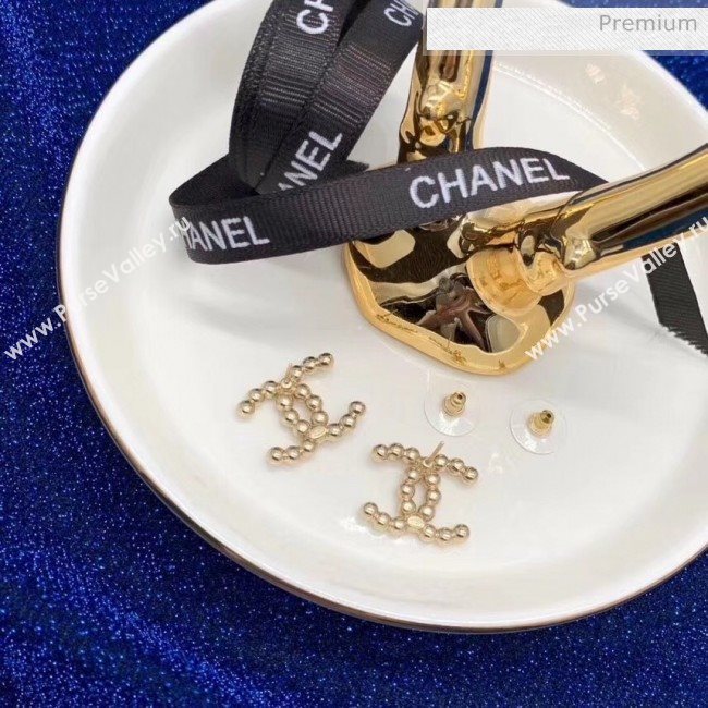 Chanel Crystal &amp; Pearls CC Earrings 44 2020 (YF-20040672)