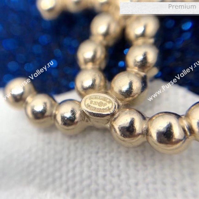 Chanel Crystal &amp; Pearls CC Earrings 44 2020 (YF-20040672)