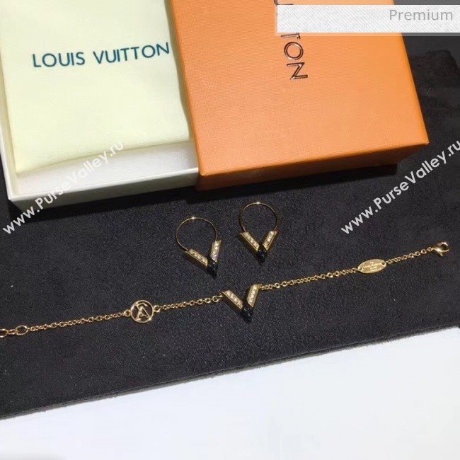 Louis Vuitton Black V Bracelet 02 2020 (YF-20040706)