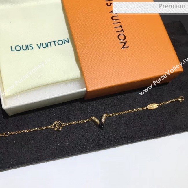 Louis Vuitton Black V Bracelet 02 2020 (YF-20040706)