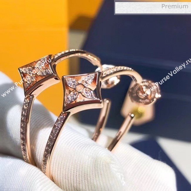 Louis Vuitton Idylle Blossom Hoops Rosy Gold 2020 (YF-20040701)