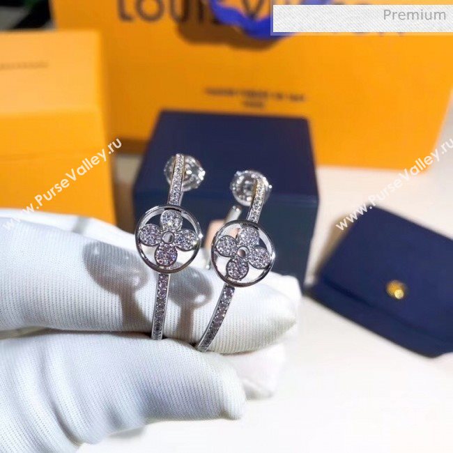 Louis Vuitton Idylle Blossom Hoops Silver 2020 (YF-20040702)