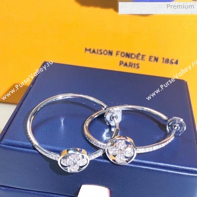 Louis Vuitton Idylle Blossom Hoops Silver 2020 (YF-20040702)