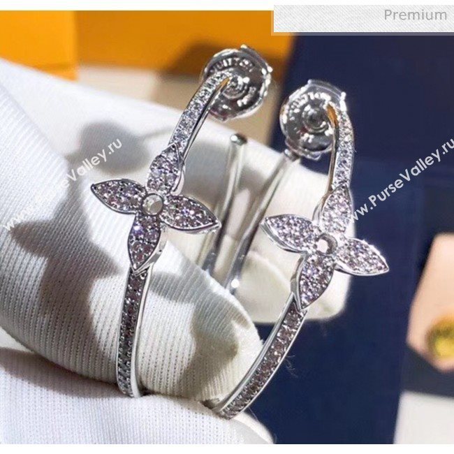 Louis Vuitton Idylle Blossom Hoops Silver 02 2020 (YF-20040704)