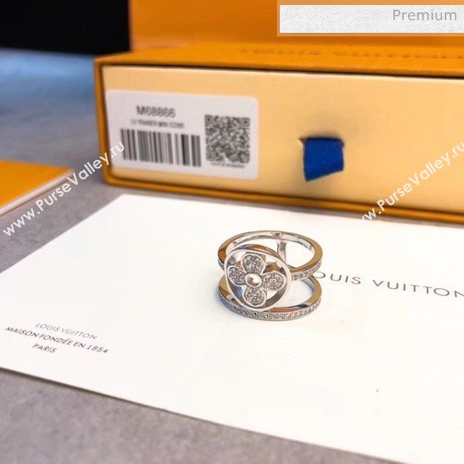 Louis Vuitton Idylle Blossom Two-Row Ring Silver 2020 (YF-20040711)