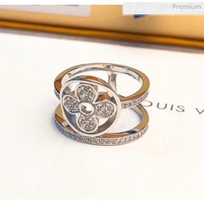 Louis Vuitton Idylle Blossom Two-Row Ring Silver 2020 (YF-20040711)
