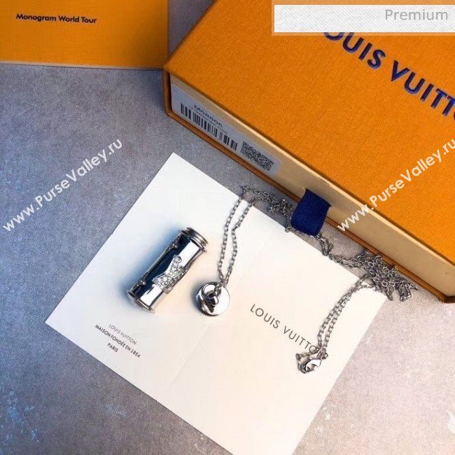 Louis Vuitton Crystal Logo Necklace 06 2020 (YF-20040715)