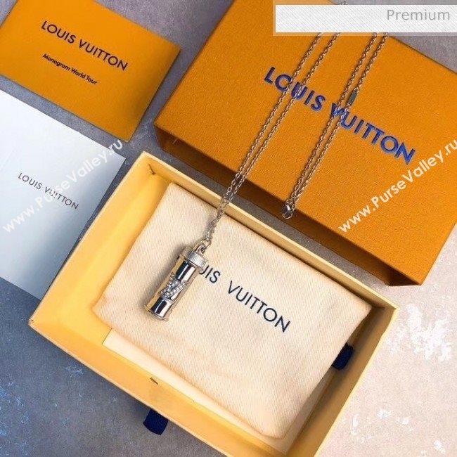 Louis Vuitton Crystal Logo Necklace 06 2020 (YF-20040715)
