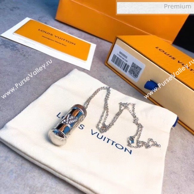 Louis Vuitton Crystal Logo Necklace 06 2020 (YF-20040715)