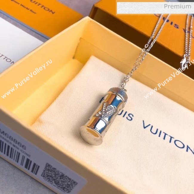 Louis Vuitton Crystal Logo Necklace 06 2020 (YF-20040715)
