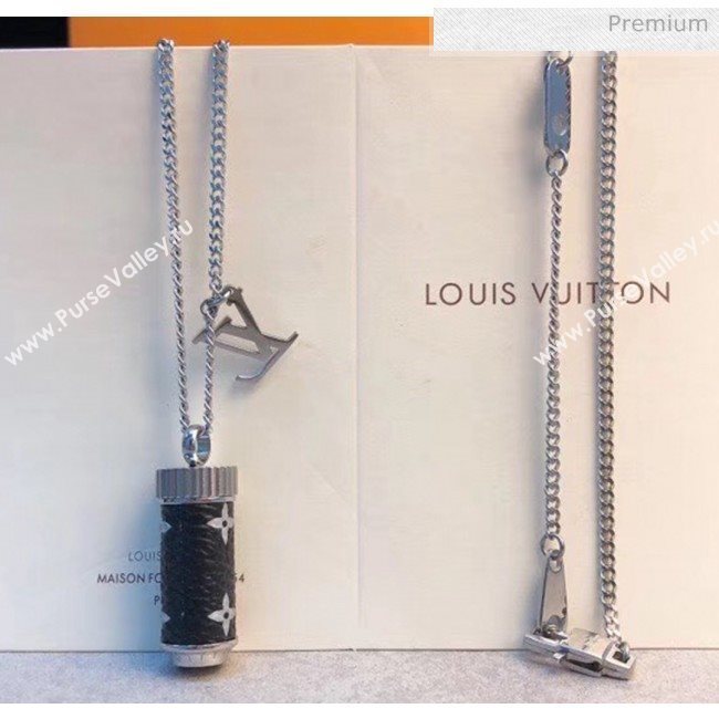 Louis Vuitton Black Monogram canvas Necklace 07 2020 (YF-20040716)