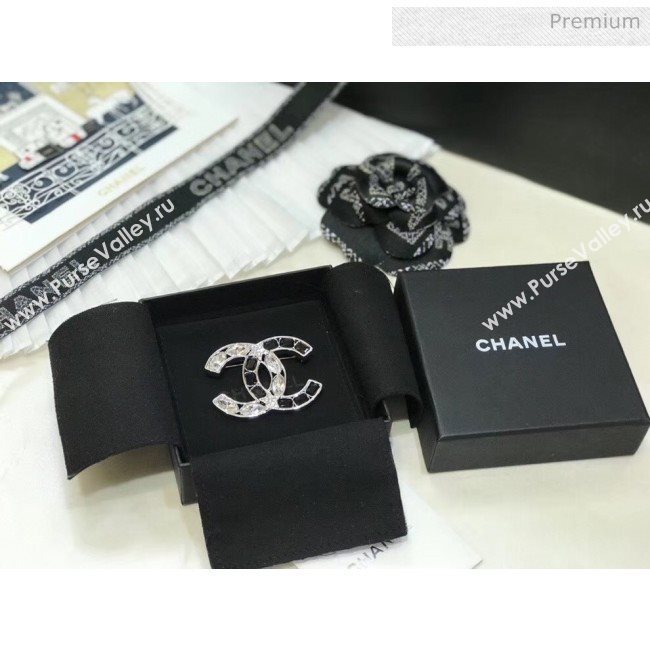Chanel Silver CC Brooch 47 2020 (YF-20040675)