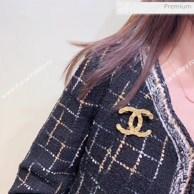 Chanel Brass CC Brooch 50 2020 (YF-20040677)