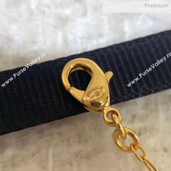 Chanel Crystal Logo Necklace 60 2020 (YF-20040689)