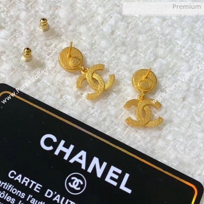 Chanel Brass Crystal Earrings 57 2020 (YF-20040691)
