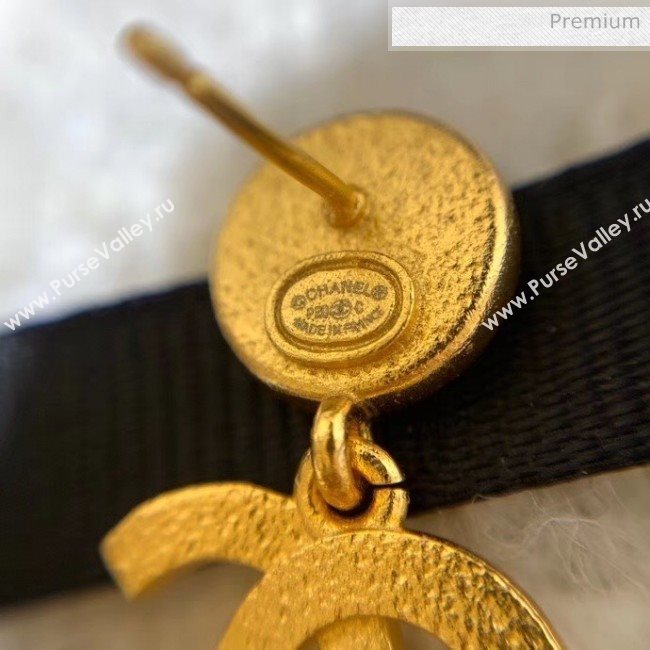 Chanel Brass Crystal Earrings 57 2020 (YF-20040691)