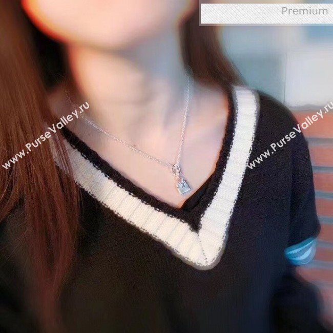 Hermes Silver Bag Necklace 08 2020 (YF-20040717)