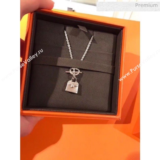 Hermes Silver Bag Necklace 08 2020 (YF-20040717)