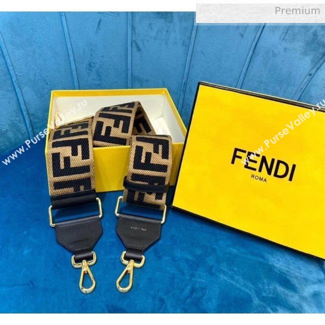 Fendi Strap You Shoulder Strap in Black FF Ribbon 2020 (CL-20041368)