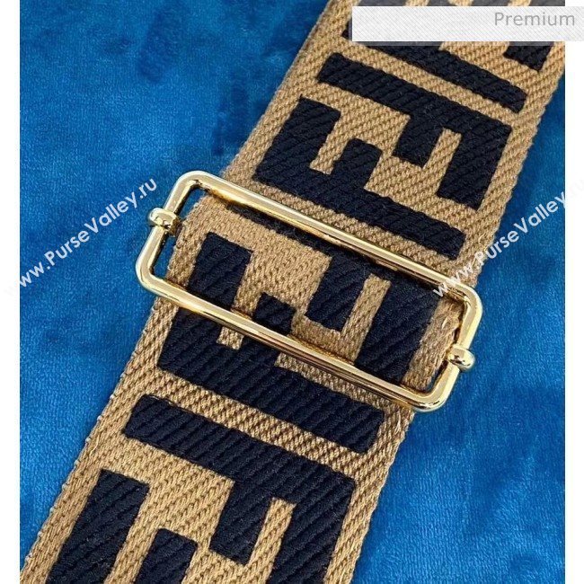 Fendi Strap You Shoulder Strap in Black FF Ribbon 2020 (CL-20041368)