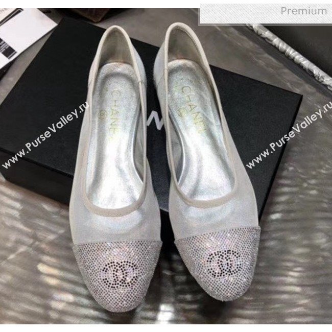 Chanel Mesh Ballerina Silver 2020 (MD-20041716)