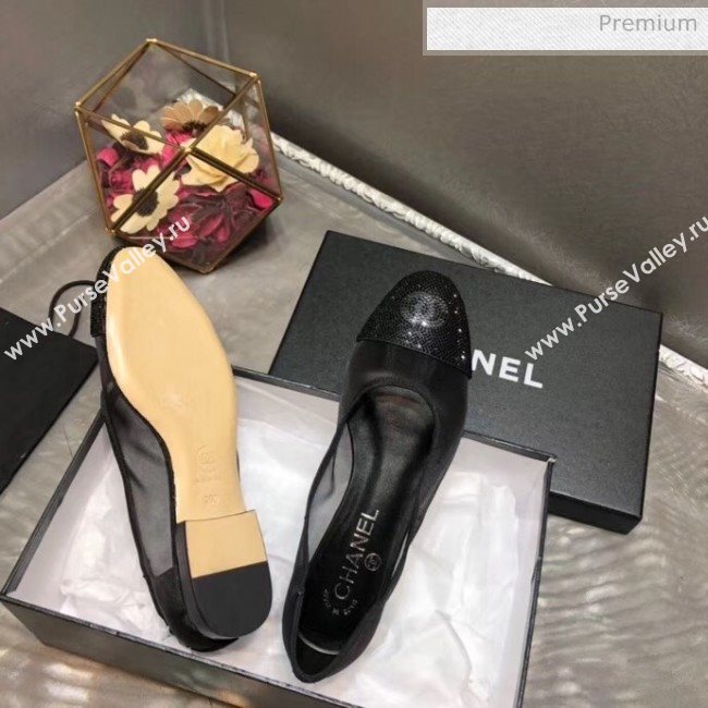 Chanel Mesh Ballerina Black 2020 (MD-20041717)