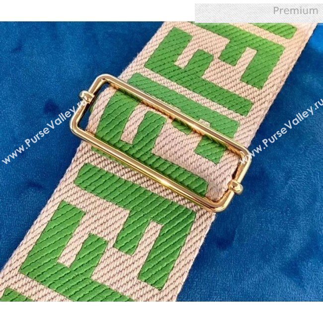 Fendi Strap You Shoulder Strap in Green FF Ribbon 2020 (CL-20041369)