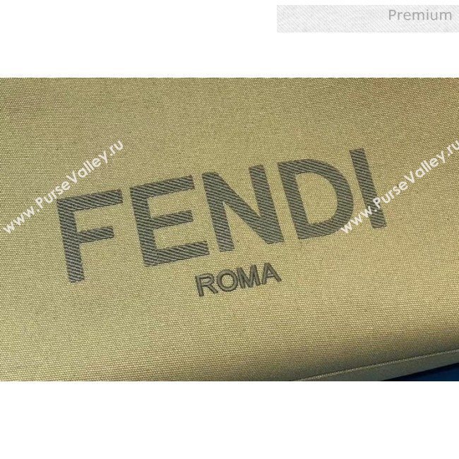 Fendi Peekaboo X-TOTE Canvas Tote Bag Deep Green 2020 (CL-20041365)