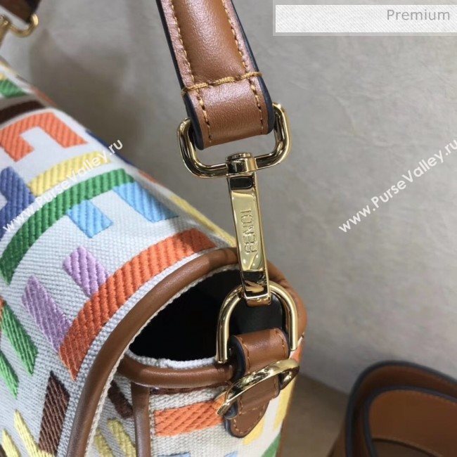 Fendi Medium Baguette Bag in Multicolor FF Canvas 2020 (CL-20041371)