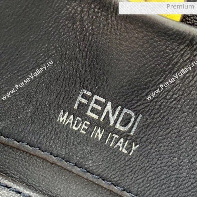 Fendi NANO BAGUETTE Charm Bag in Grainy Leather Yeelow 2020 (AFEI-20041346)