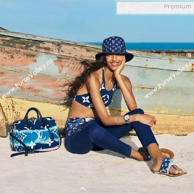 Louis Vuitton Monogram canvas LV Escale Speedy Bandoulière 30 Bag M45146 Blue 2020 (K-20041736)