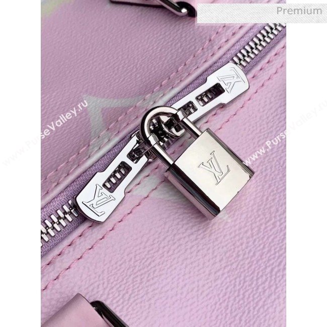 Louis Vuitton Monogram canvas LV Escale Speedy Bandoulière 30 Bag M45123 Pink 2020 (K-20041735)