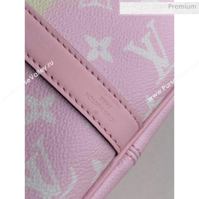 Louis Vuitton Monogram canvas LV Escale Speedy Bandoulière 30 Bag M45123 Pink 2020 (K-20041735)