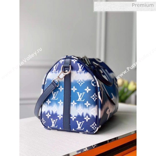 Louis Vuitton Monogram canvas LV Escale Speedy Bandoulière 30 Bag M45146 Blue 2020 (K-20041736)