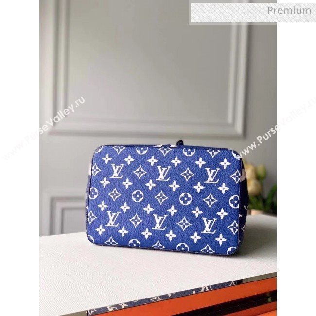 Louis Vuitton LV Escale NéoNoé MM Drawstring Bucket Bag M45126 Blue 2020 (K-20041738)
