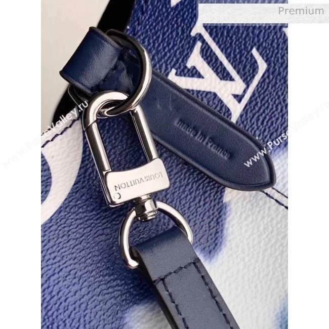 Louis Vuitton LV Escale NéoNoé MM Drawstring Bucket Bag M45126 Blue 2020 (K-20041738)