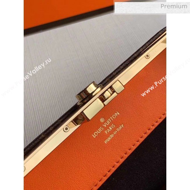 Louis Vuitton Monogram Canvas BOURSICOT EW Cluth Chain Bag M45229 Green/Orange 2020 (K-20041729)