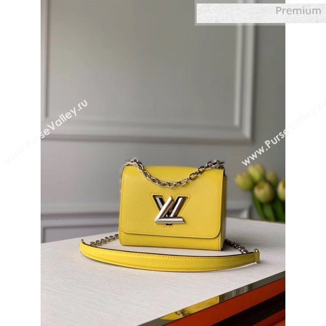 Louis Vuitton Epi Leather Twist Mini Bag M56119 Yellow 2020 (K-20041725)