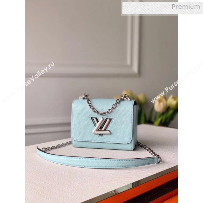 Louis Vuitton Epi Leather Twist Mini Bag M56117 Light Blue 2020 (K-20041727)