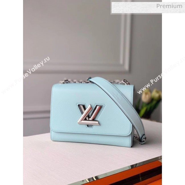 Louis Vuitton Epi Leather Twist MM Bag Light Blue M56372 2020 (K-20041728)