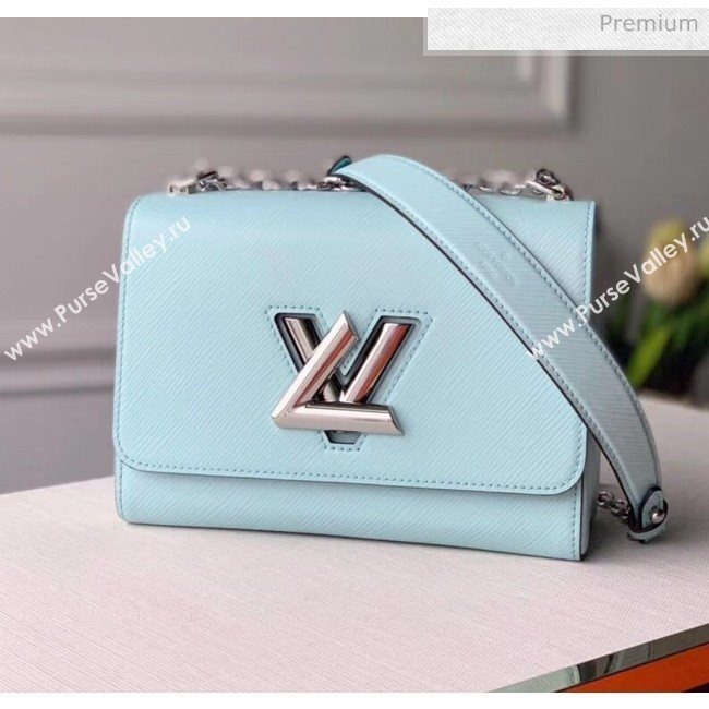 Louis Vuitton Epi Leather Twist MM Bag Light Blue M56372 2020 (K-20041728)