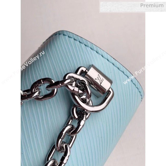 Louis Vuitton Epi Leather Twist MM Bag Light Blue M56372 2020 (K-20041728)