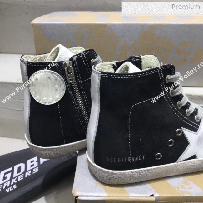 Golden Goose GGDB Calfskin Star Francy Sneaker Black 2020  (13-20041643)