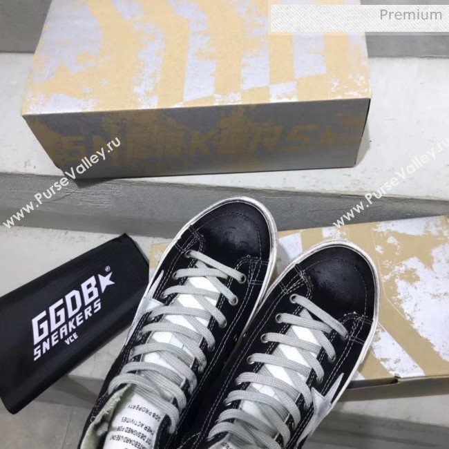 Golden Goose GGDB Calfskin Star Francy Sneaker Black 2020  (13-20041643)