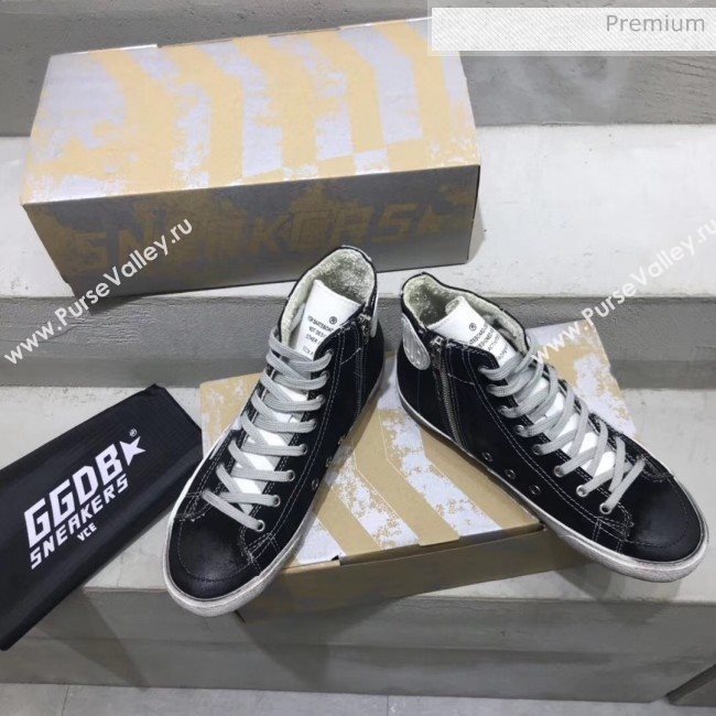 Golden Goose GGDB Calfskin Star Francy Sneaker Black 2020  (13-20041643)