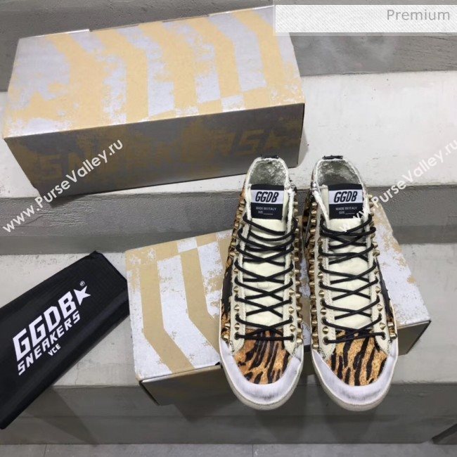 Golden Goose GGDB Calfskin Star Sneaker Leopard-print 2020 (13-20041644)