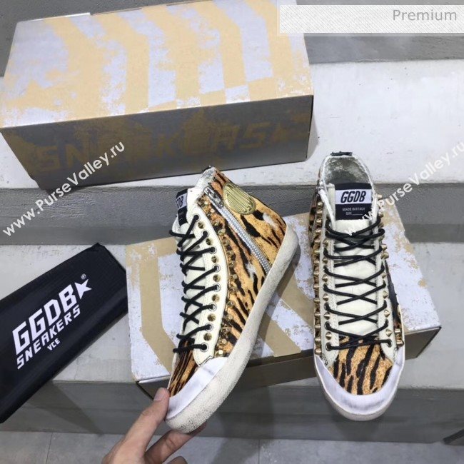 Golden Goose GGDB Calfskin Star Sneaker Leopard-print 2020 (13-20041644)