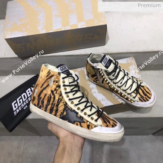 Golden Goose GGDB Calfskin Star Sneaker Leopard-print 2020 (13-20041644)