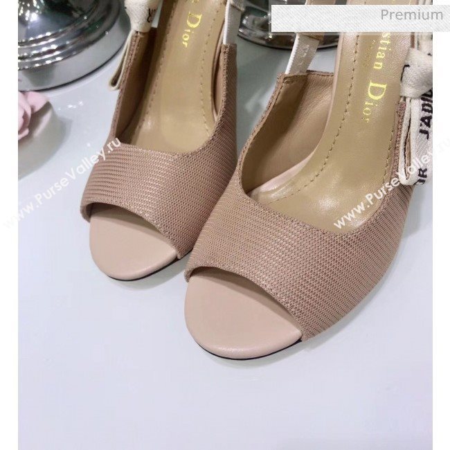 Dior JAdior Technical Fabric Heeled Sandal 9.5cm Heel Nude 2020 (JC-20041817)